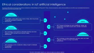 Merging AI And IOT Technology To Increase Operational Efficiency Powerpoint Presentation Slides IoT CD Designed Customizable