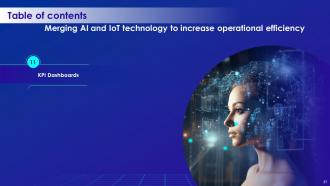 Merging AI And IOT Technology To Increase Operational Efficiency Powerpoint Presentation Slides IoT CD Professional Customizable
