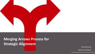 Merging Arrows Process For Strategic Alignment PPT PowerPoint AT