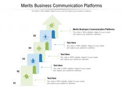 Merits business communication platforms ppt powerpoint presentation pictures template cpb