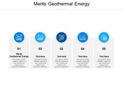 Merits geothermal energy ppt powerpoint presentation inspiration examples cpb