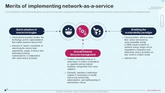 Merits Of Implementing Network As A Service Network As A Service Naas It