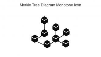 Merkle Tree Diagram Monotone Icon In Powerpoint Pptx Png And Editable Eps Format