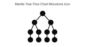 Merkle Tree Flow Chart Monotone Icon In Powerpoint Pptx Png And Editable Eps Format