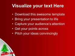 Merry christmas abstract powerpoint templates ppt themes and graphics 0113