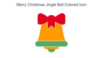 Merry Christmas Jingle Bell Colored Icon In Powerpoint Pptx Png And Editable Eps Format