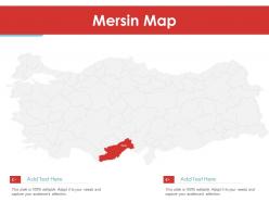 Mersin map powerpoint presentation ppt template