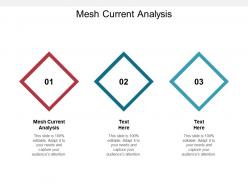 Mesh current analysis ppt powerpoint presentation show graphics design cpb