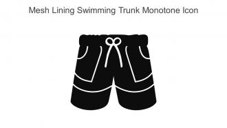 Mesh Lining Swimming Trunk Monotone Icon In Powerpoint Pptx Png And Editable Eps Format