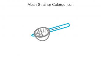 Mesh Strainer Colored Icon In Powerpoint Pptx Png And Editable Eps Format