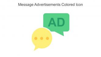 Message Advertisements Colored Icon In Powerpoint Pptx Png And Editable Eps Format