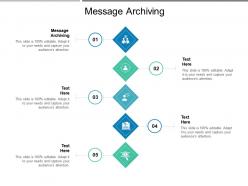 Message archiving ppt powerpoint presentation infographics portfolio cpb
