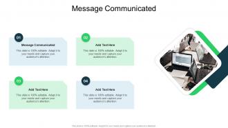 Message Communicated In Powerpoint And Google Slides Cpb
