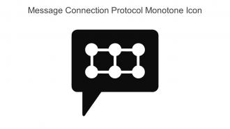 Message Connection Protocol Monotone Icon In Powerpoint Pptx Png And Editable Eps Format