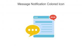 Message Notification Colored Icon In Powerpoint Pptx Png And Editable Eps Format