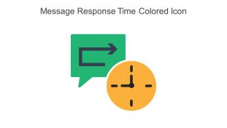 Message Response Time Colored Icon In Powerpoint Pptx Png And Editable Eps Format