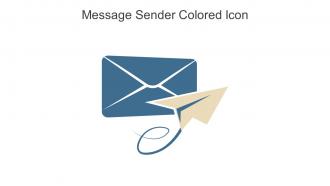 Message Sender Colored Icon In Powerpoint Pptx Png And Editable Eps Format