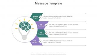 Message Template In Powerpoint And Google Slides Cpb