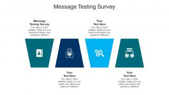 Message testing survey ppt powerpoint presentation professional graphics design cpb