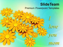 Message to mom happy mothers day powerpoint templates ppt themes and graphics 0513