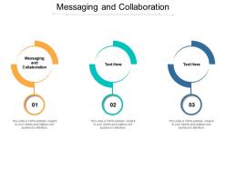 Messaging and collaboration ppt powerpoint presentation show portfolio cpb