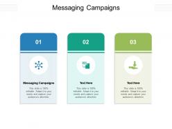 Messaging campaigns ppt powerpoint presentation gallery demonstration cpb