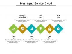 Messaging service cloud ppt powerpoint presentation file outfit cpb