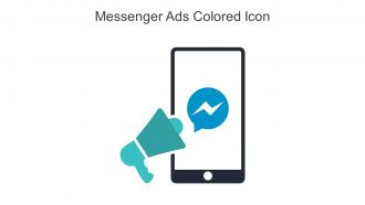 Messenger Ads Colored Icon In Powerpoint Pptx Png And Editable Eps Format