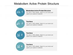 Metabolism active protein structure ppt powerpoint presentation layouts ideas cpb