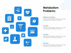 Metabolism problems ppt powerpoint presentation professional clipart images