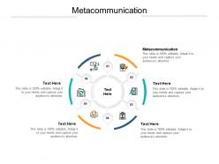 Metacommunication ppt powerpoint presentation model vector cpb