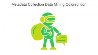 Metadata Collection Data Mining Colored Icon In Powerpoint Pptx Png And Editable Eps Format