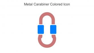 Metal Carabiner Colored Icon In Powerpoint Pptx Png And Editable Eps Format
