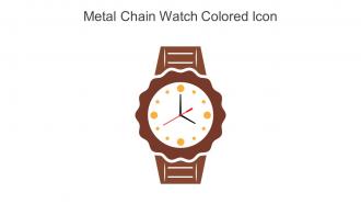 Metal Chain Watch Colored Icon In Powerpoint Pptx Png And Editable Eps Format