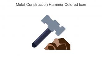 Metal Construction Hammer Colored Icon In Powerpoint Pptx Png And Editable Eps Format