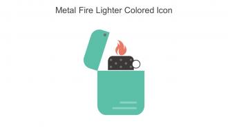 Metal Fire Lighter Colored Icon In Powerpoint Pptx Png And Editable Eps Format