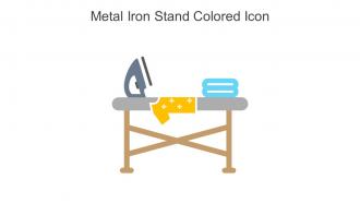 Metal Iron Stand Colored Icon In Powerpoint Pptx Png And Editable Eps Format