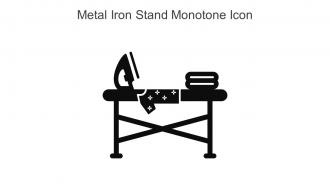 Metal Iron Stand Monotone Icon In Powerpoint Pptx Png And Editable Eps Format