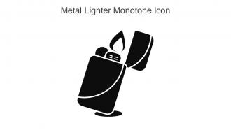 Metal Lighter Monotone Icon In Powerpoint Pptx Png And Editable Eps Format