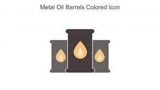 Metal Oil Barrels Colored Icon In Powerpoint Pptx Png And Editable Eps Format