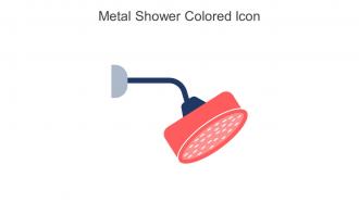 Metal Shower Colored Icon In Powerpoint Pptx Png And Editable Eps Format
