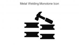 Metal Welding Monotone Icon In Powerpoint Pptx Png And Editable Eps Format