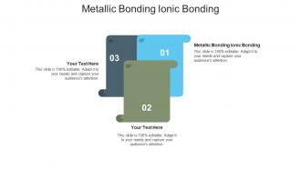 Metallic bonding ionic bonding ppt powerpoint presentation layouts visual aids cpb