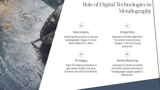 Metallography For Quality Control PPT Guidelines AT Engaging Slides