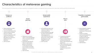 Metaverse Gaming Powerpoint Ppt Template Bundles Interactive Impactful