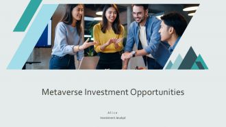 Metaverse Investment Opportunities PPT Example AT