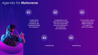 Metaverse IT Powerpoint Presentation Slides