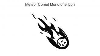 Meteor Comet Monotone Icon In Powerpoint Pptx Png And Editable Eps Format