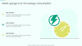 Meter Gauge Icon For Energy Consumption