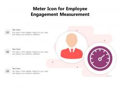 Meter icon for employee engagement measurement